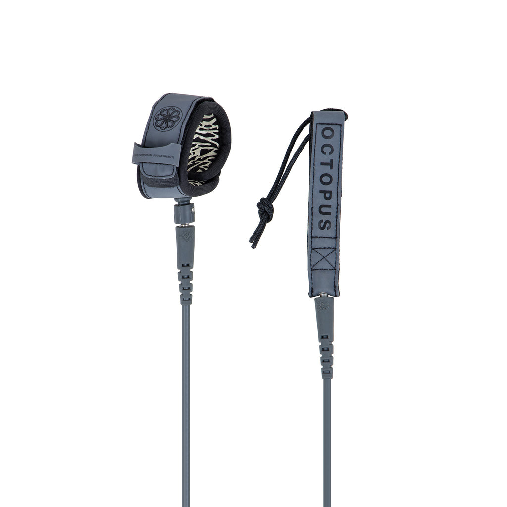 MISSION: CONTROL 5.5" SURF LEASH - GREY