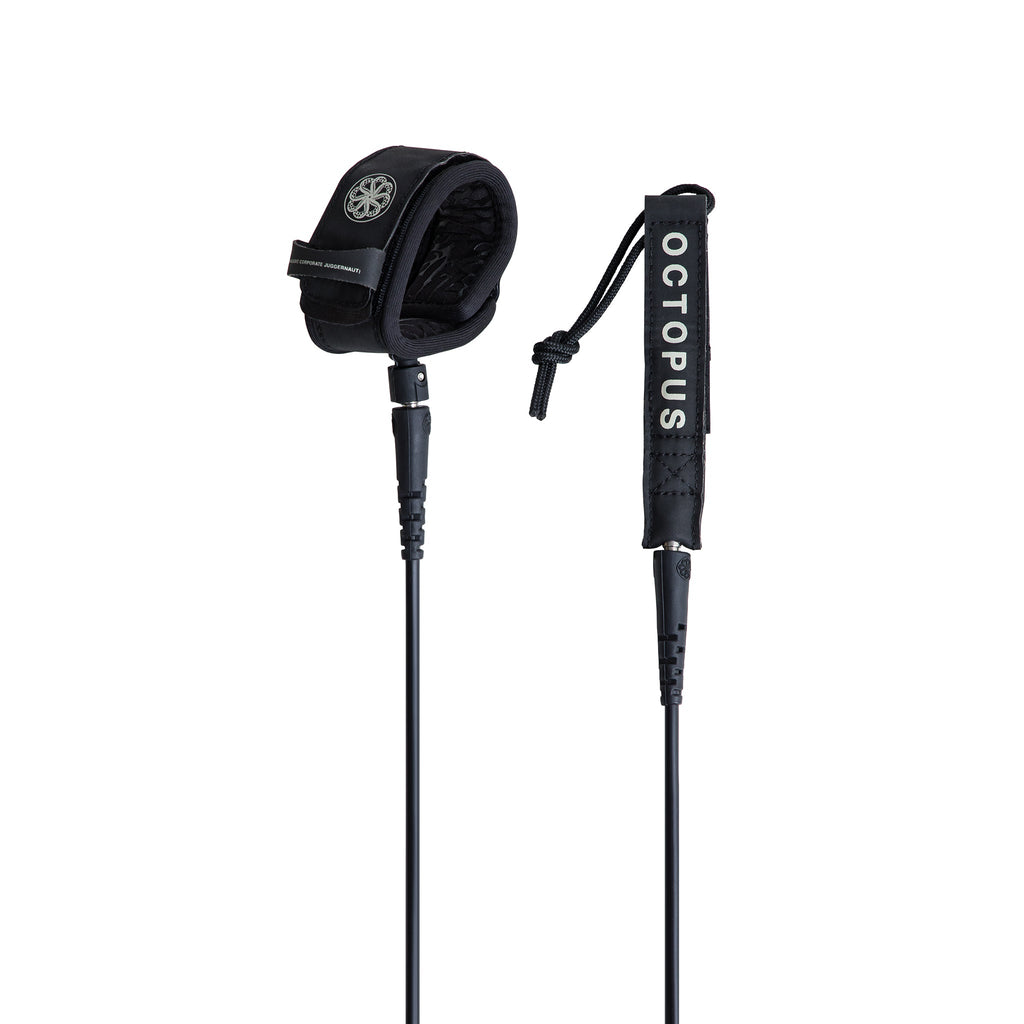 MISSION: CONTROL 6FT SURF LEASH - BLACK