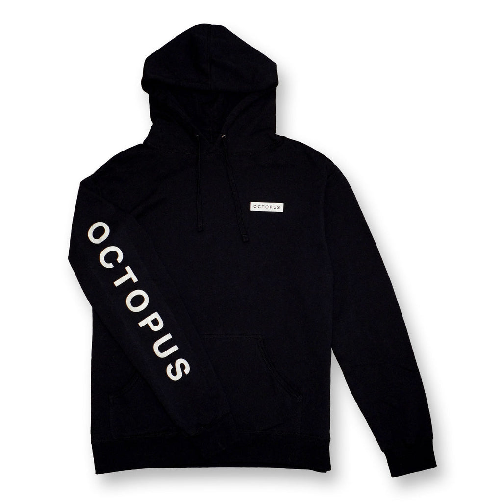 Octopus Massive Logo Hoodie - Black