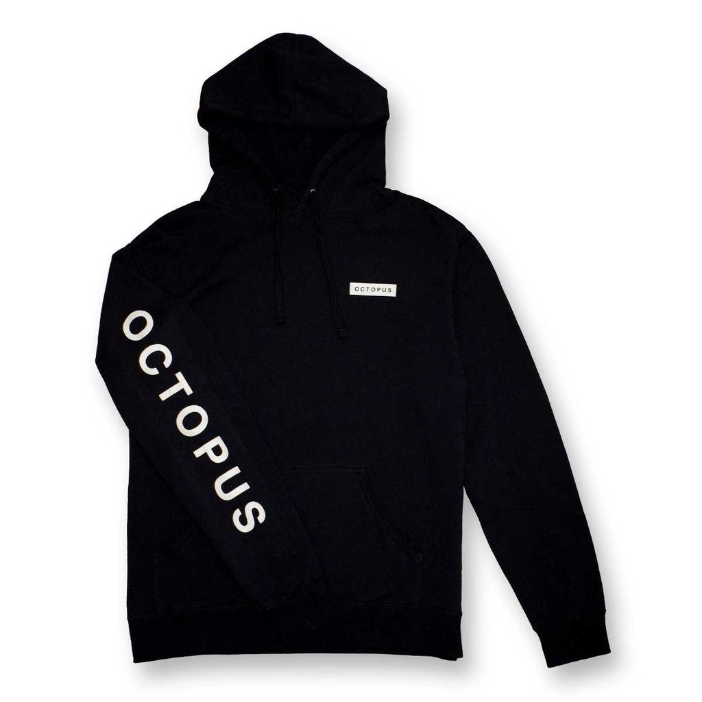 Octopus Massive Logo Hoodie - Black