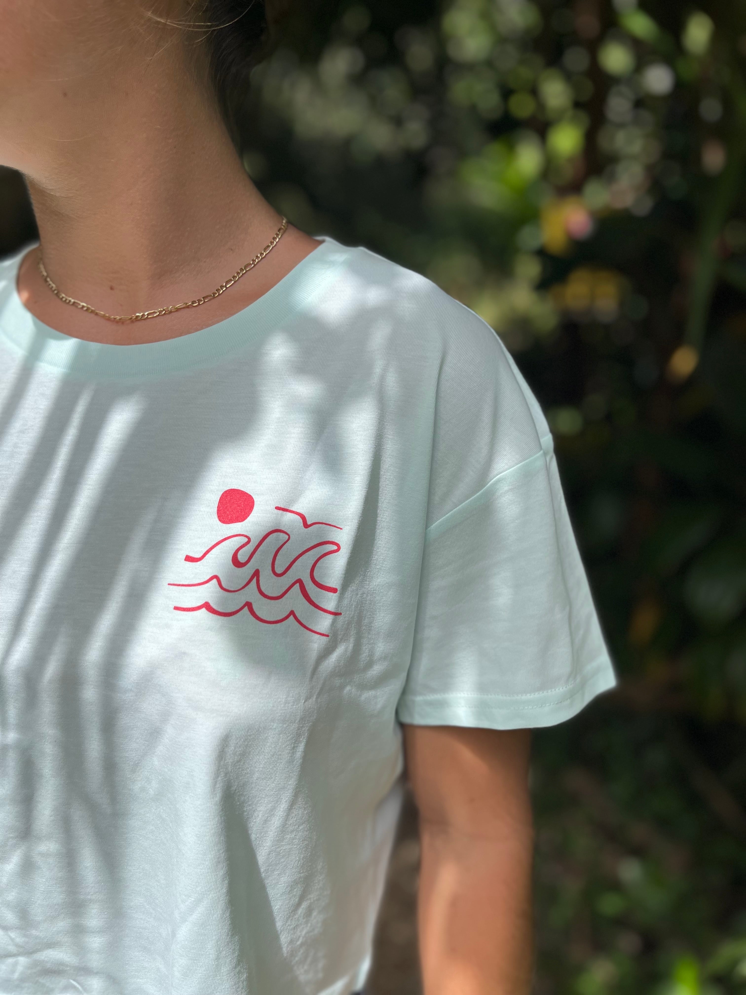 SHOOTS x mid fin co. || Surf | Poke | Repeat || Women's Crop Top