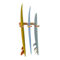 Three Board Quiver | Wall Rack